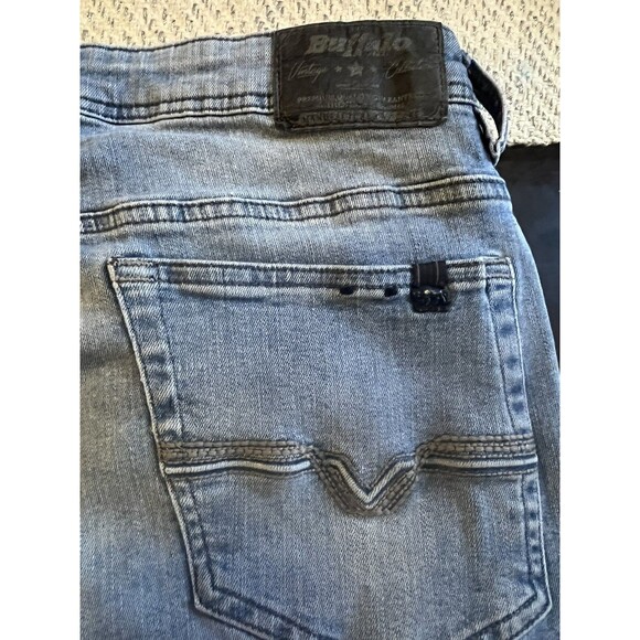 Buffalo David Bitton Mens Blue Super Max-X Super Skinny Stretch Jeans Size 32x32 - Picture 6 of 6